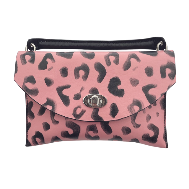 Urban Leopard Baby Pink Clutch