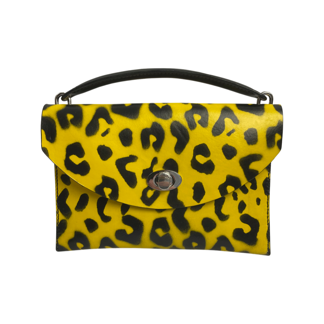 Urban Leopard Yellow Clutch